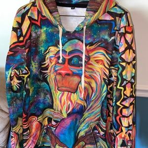 Rafiki trippy hoodie